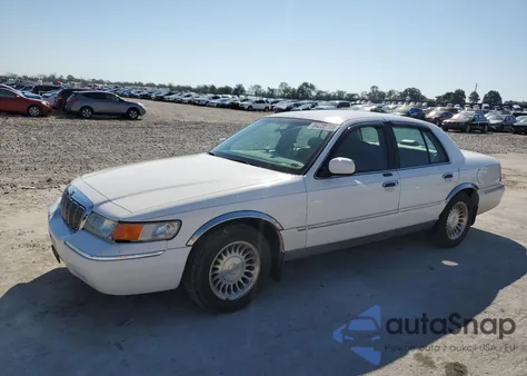 2001 Mercury Grand Marquis Ls z USA, uszkodzony, nr VIN 2MEFM75WX1X672220